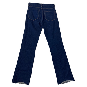 MNG Denim Dark Blue Jeans Straight Women's 4